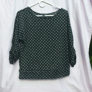 Grey polka dot sweater